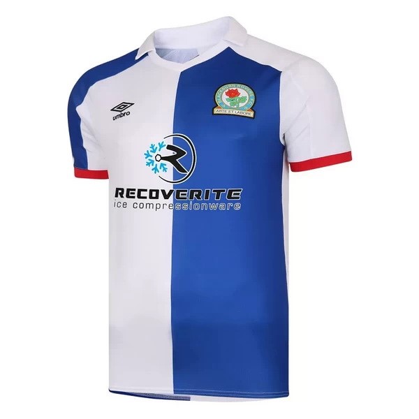 Camiseta Blackburn Rovers Replica Primera Ropa 2020/21 Azul